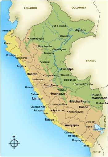 peru térkép Latinamerika.hu   Általános információk Peru utunkhoz. peru térkép